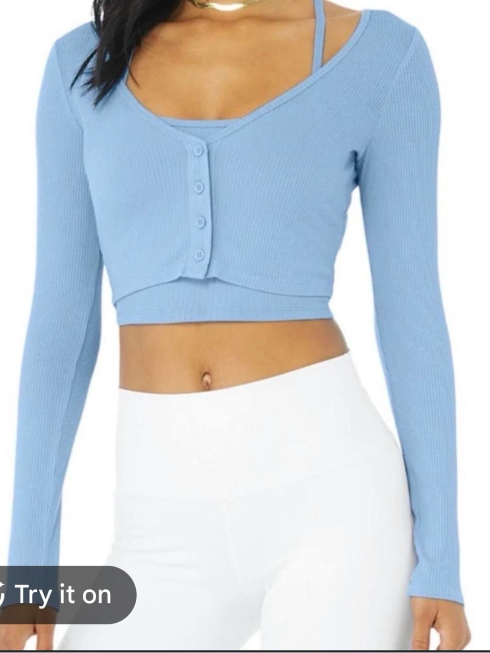 NWOT Alo yoga whisper cardigan M
